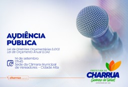 Prefeitura de Charrua realiza audiência pública para discutir LDO e LOA
