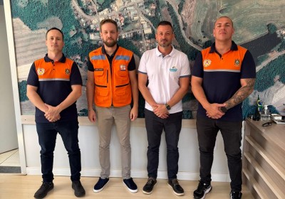 Município de Charrua recebe visita técnica da Defesa Civil Estadual