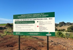 Terreno Industrial de Charrua possui licença para recebimento de resíduos da construção civil